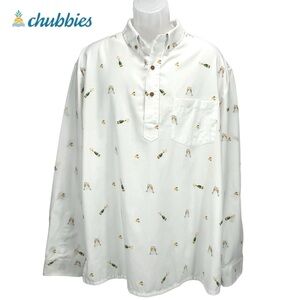 The Nutter by Chubbies | Men XXL | Champagne Glasses‎ Toast Long-sleeve Shirt